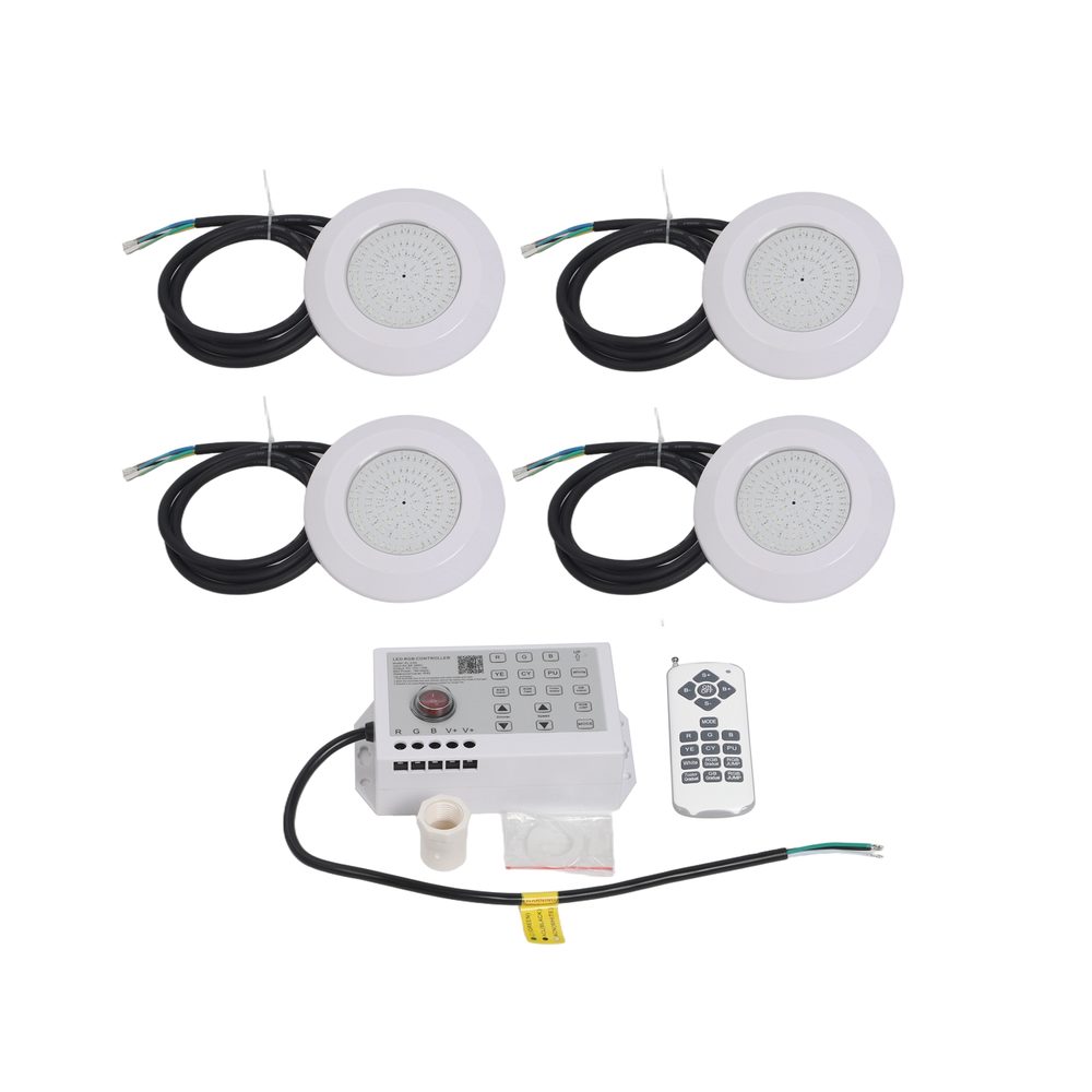 IP68 Resin Filled 12W DC12V RGB LED Pool Light
